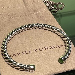 DAVID YURMAN BRACELET CABLE CUFF BANGLE Size 7 / 7.5 (sterling S 925)